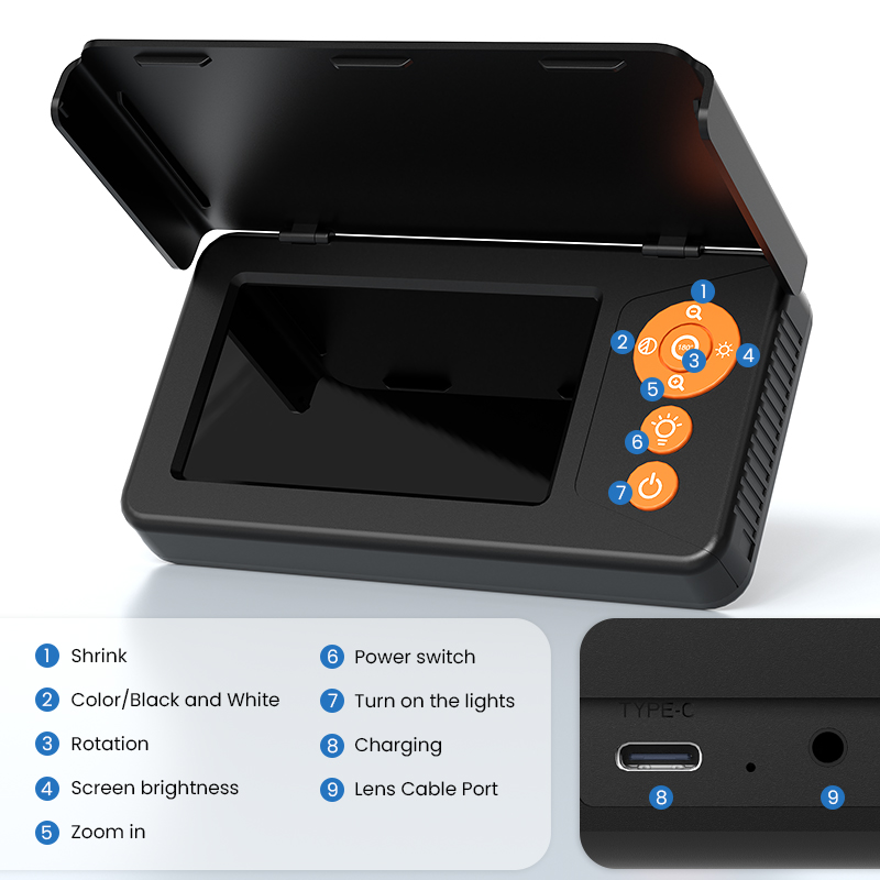 Onderwaterviscamera met 4,3 in - Fish Finder Cable recensie en prijs
